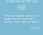 Conscious breath control tool for achive relexed