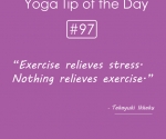 Exercise relieves stress