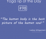 Human body is the best picture of soul