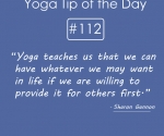 Yoga teaches us