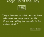 Yoga teaches us