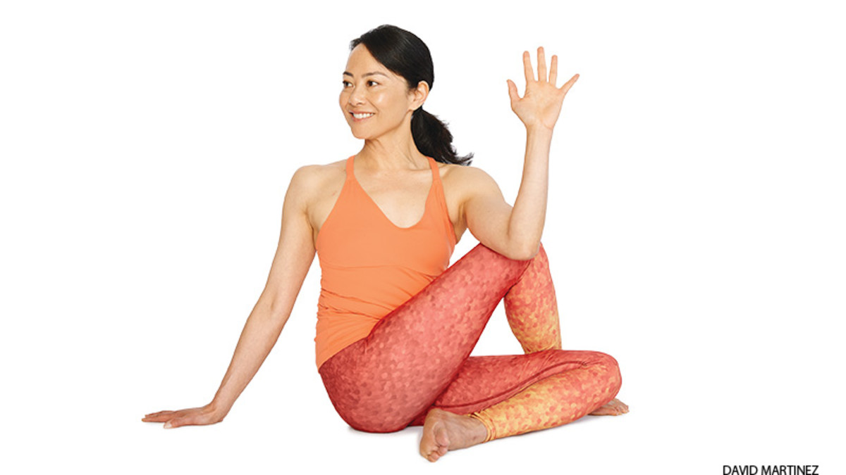 Half Lord of the fish pose YogaCurious Blog